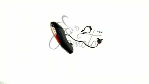 Сигнал велосипедный с подсветкой (банан) (черный, LED, 8 мелодий, АА*2) (mod:JY-90B) DS