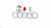 Поршень 4T CB/CG Ø63,50mm, p-15 (150/200cc STD: 163FML) SUNY (mod.B)