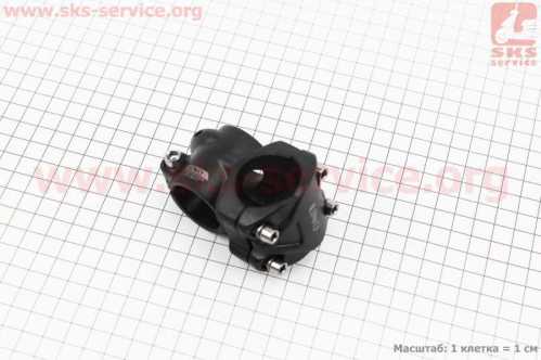 Вынос руля MTB 28,6x31,8х35мм, алюминиевый, чёрный AS-M05