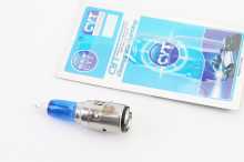Лампа фари H6 BA20D 12V 35 / 35W "super" синя "свічка" тип 5 Заводской стандарт OEM