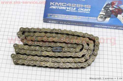Цепь привода колеса 428H*112L (оригинал)