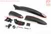 Крылья пластмассовые 24-26" MTB, чёрные FL-630