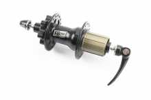 Втулка задня MTB алюмінієва 14Gx36H під касету 8-11зв, Disk-brake, 4 пром-підшипники 6001 2RS, кріпл. ексцентрик, чорна FB-A292В Заводской стандарт OEM