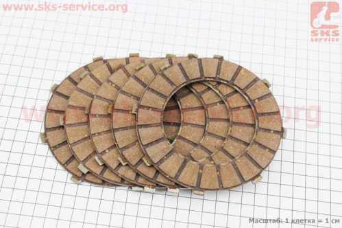Диски сцепления фрикционный 4mm к-кт 5шт 6V