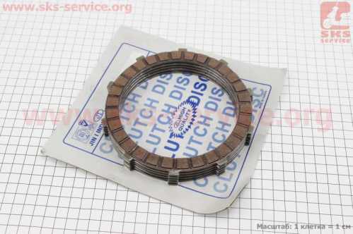 Диски сцепления фрикционный 4,0mm к-кт 5шт 12V