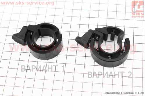 Звонок механический "НЕВИДИМКА", чёрный