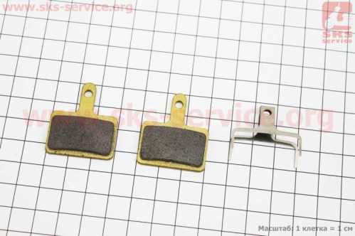 Тормозные колодки Disk-brake (Shimano BR-M416,575,495,486,485,446,445,395,375), на медной основе (65%), YL-1001