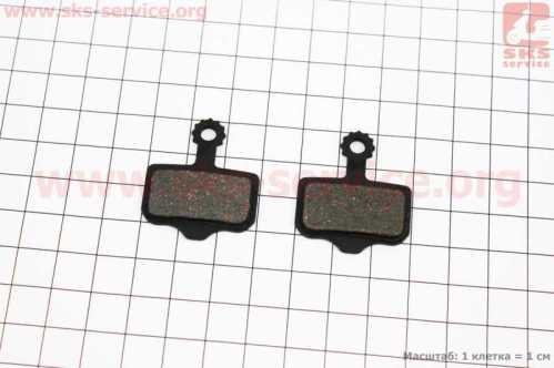 Тормозные колодки Disk-brake (Sram XX, Avid Elixir 3,5, Elixir R, CR), чёрные YL-1002