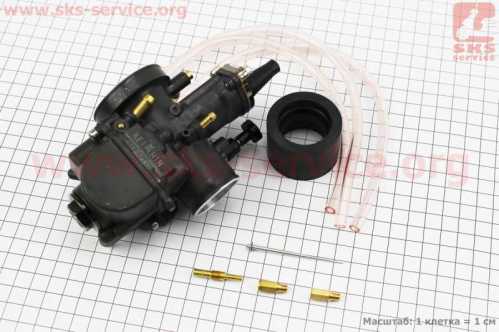Карбюратор SPORT PWK 30 (d=30) з мех. заслінкою (якісна копія)
