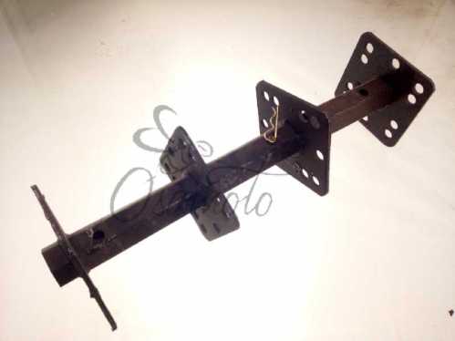 Труба фрезы м/б 178F/186F (6/9Hp) (L=370-380mm 3+1, D-24mm) ST