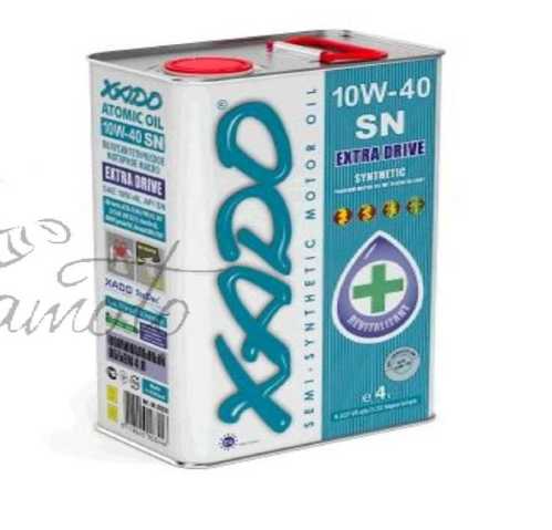 Масло 4T, 4л (полусинтетика, 10W-40, Atomic OIL SN, Extra Drive) (20270) ХАДО