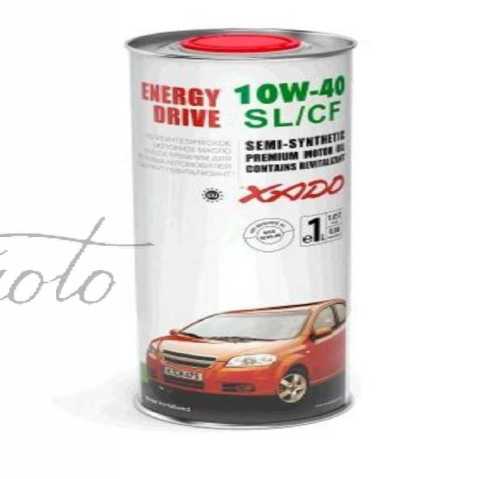Масло автомобильное 1л (полусинтетика, 10W-40SL/SF, Atomic Oil, Energy Drive) (24144) ХАДО