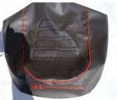 Чехол сиденья Honda DIO AF34/35 (кожвинил, кант, надпись HONDA) (EURO) IGR
