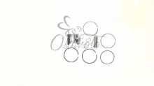 Поршень 4T ARN 150.STD (Ø57,40 p-15) SUNY (mod.B) Suny