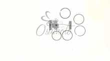 Поршень 4T CB/CG Ø57,00mm, p-15 (125/140cc 0,50) SUNY (mod.A) Suny