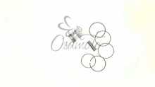 Поршень 4T CB/CG Ø64,50mm, p-15 (150/200cc 1,00: 163FML) SUNY (mod.B) Suny