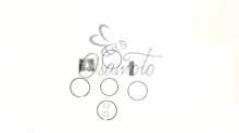 Поршень 4T CH250 0,25 (Ø72,25 p-17) SUNY (mod.B) Suny