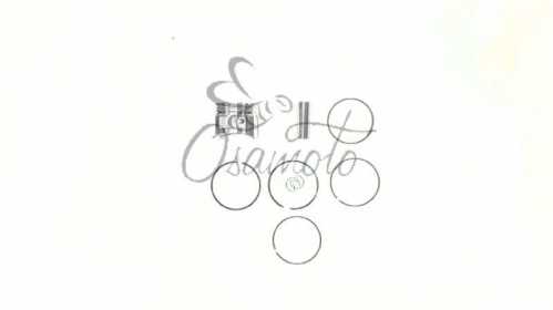 Поршень 4T CB/CG d54,25mm (125/140cc 0,25: 1P54FMI) SUNY (mod.B)