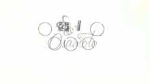 Поршень 4T CB/CG Ø54,50mm (125/140cc 0,50: 1P54FMI) SUNY (mod.B) Suny