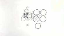 Поршень 4T CB/CG Ø57,25mm, p-15 (125/140cc 0,75) SUNY (mod.B) Suny