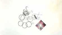Поршень 4T CB/CG Ø57,50mm, p-15 (125/140cc 1,00) SUNY (mod.A) Suny