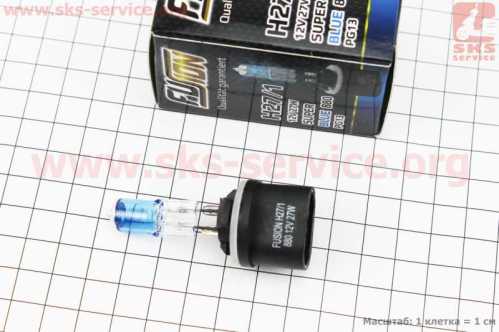 Лампа фары галоген H27/1 12V 27W Super White