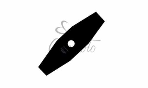Нож мотокосы 2Т (L-305, h-2, d25.4 mm) (нержавейка, с зубьями) (ромб) STARS