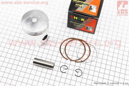 Поршень к-кт Yamaha YB100 52мм +0,50 (палец 14мм)