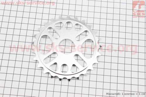 Звезда передняя BMX 25Т 1/2"x1/8", алюминиевая, KL-C206