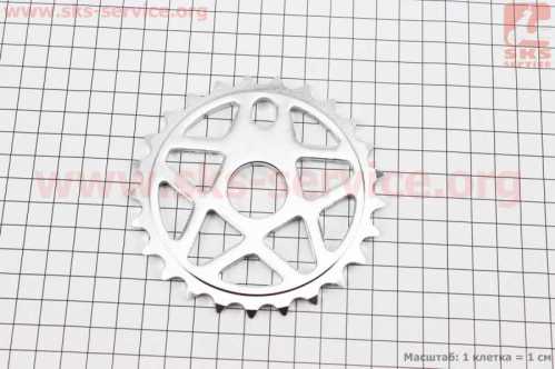 Звезда передняя BMX 25Т 1/2"x1/8", алюминиевая, KL-C215