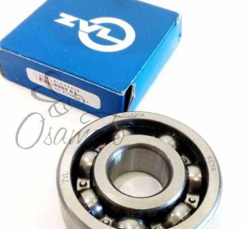Подшипник коленвала 6303-2RS 17*47*14 ( GY6 50, ред-р Suzuki AD50, колесо ZUBR) (Словакия) ZVL (#VCH)