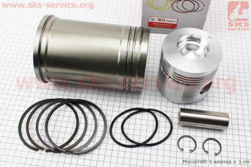 Поршневая R195N к-кт, поршень 95mm STD (форкамера "Конус") +гильза +манжеты