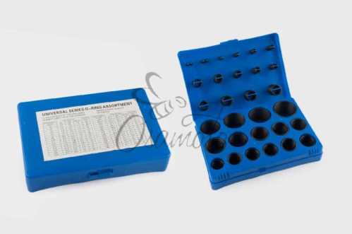 Кольца уплотнительные маслобензостойкие (комплект 404 шт, 7-53 mm) QHK