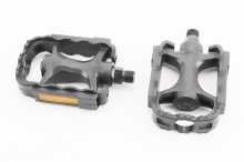 Педали MTB 9/16" (110x77x26mm) пластиковые, чёрные NW-223 Заводской стандарт OEM