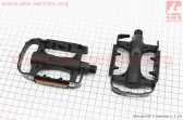Педали MTB 9/16" (106x64.5x28.5mm) пластико-алюминиевые, чёрные LU-C25