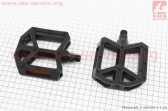 Педалі BMX 9/16" (109x96x30mm) пластикові, чорні B289DU