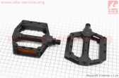 Педалі BMX 9/16" (111x99x23mm) пластикові, чорні 205DU