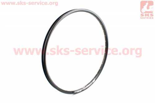 Обод 29" (622x24) Disk-brake, пистонированный, 14Gх36H алюминиевый, чёрный DISK BULL