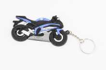 Брелок мото "YAMAHA R6", резиновый 90х60мм Заводской стандарт OEM