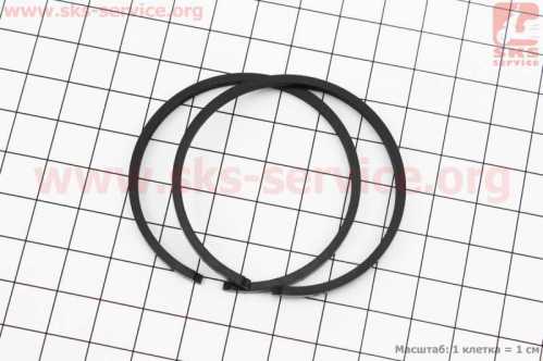 Кольца поршневые к-кт 2шт STD 52,00mm, ПОЛЬША