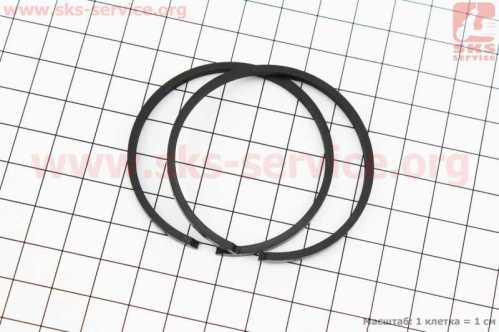 Кольца поршневые к-кт 2шт 1р. 52,25mm, ПОЛЬША