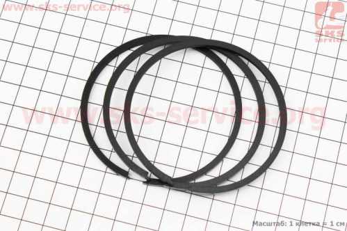 Кольца поршневые к-кт 3шт Планета STD 72,00mm, ПОЛЬША