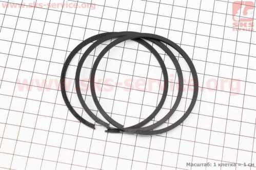 Кольца поршневые к-кт 3шт Планета 3р. 73,50mm, ПОЛЬША