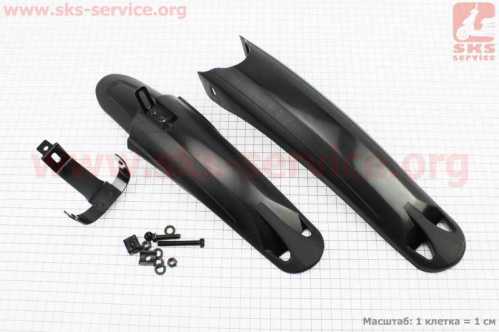 Крылья пластмассовые 16-20" CHILD, чёрные FL-606
