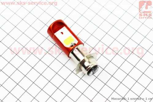 Лампа фары диодная P15D-25-3 - LED-2, тип 2