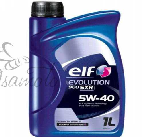 Масло автомобильное, 1л (SAE 5W-40, синтетика, EVOLUTION 900 SXR) ELF