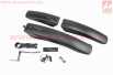 Крылья пластмассовые 24-26" MTB, чёрные LY-3302F/R
