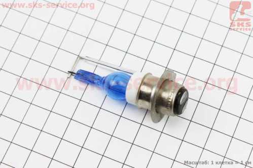 Лампа фары P15D-25-1 12V 18/18W SUPER LIGHT