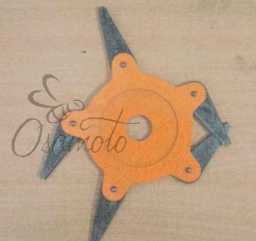 Нож мотокосы 5T (сегментный) SVET