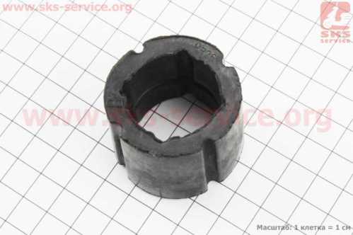 Резинка демпферная верхнего редуктора Тип 1 L-36mm